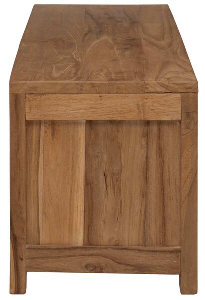 TV szekrény 110 x 30 x 35 cm Természetes Tömör Teakfa