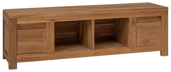 TV szekrény 110 x 30 x 35 cm Természetes Tömör Teakfa