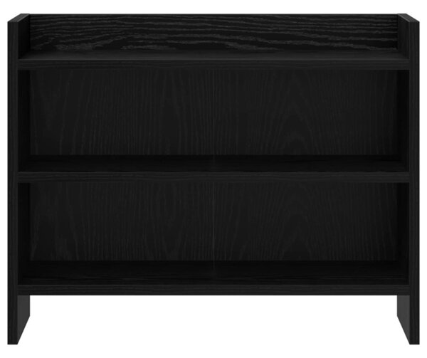 TV szekrény 60 x 33 x 47 cm Fekete Tölgy Szerelt Fa