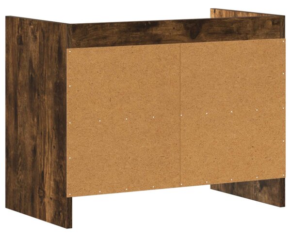 TV szekrény 60 x 33 x 47 cm Füstös Tölgy Szerelt Fa