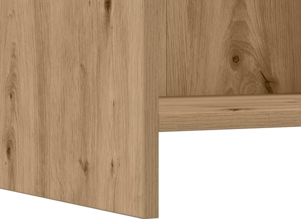 TV szekrény 60 x 33 x 47 cm Kézműves Tölgy Szerelt Fa