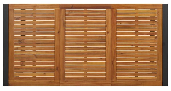 Kert étkező szett 7 pcs Beige és barna polirattan