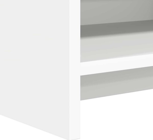 TV szekrény 135 x 33 x 47 cm Fehér Szerelt Fa