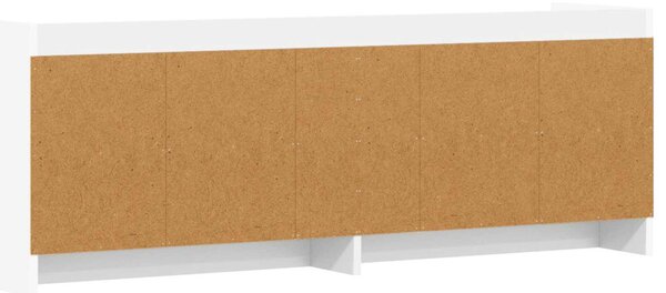 TV szekrény 135 x 33 x 47 cm Fehér Szerelt Fa
