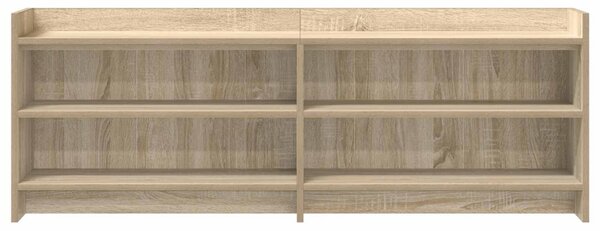 TV szekrény 135 x 33 x 47 cm Sonoma Tölgy Szerelt Fa