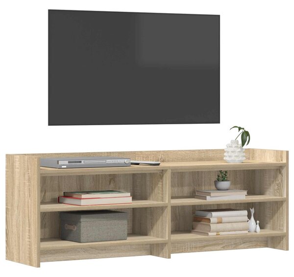 TV szekrény 135 x 33 x 47 cm Sonoma Tölgy Szerelt Fa