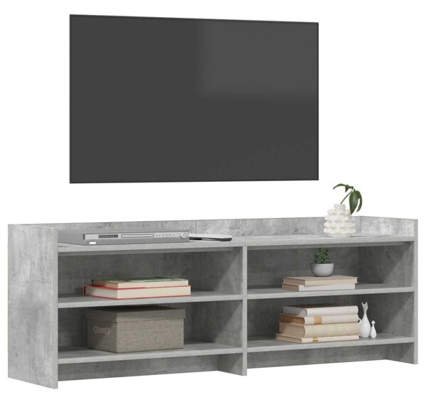 TV szekrény 135 x 33 x 47 cm Betonszürke Szerelt Fa