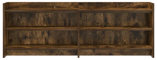 TV szekrény 135 x 33 x 47 cm Füstös Tölgy Szerelt Fa