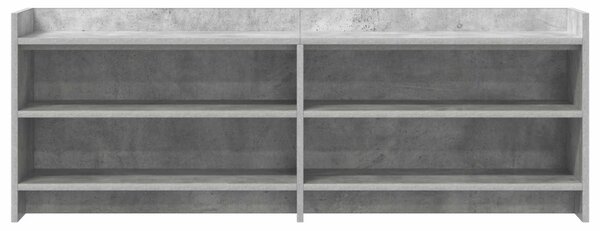 TV szekrény 135 x 33 x 47 cm Betonszürke Szerelt Fa
