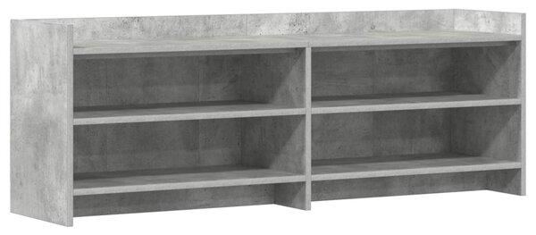 TV szekrény 135 x 33 x 47 cm Betonszürke Szerelt Fa