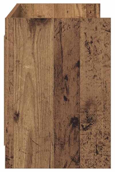 TV szekrény 135 x 33 x 47 cm Antik Fa Szerelt Fa