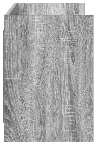 TV szekrény 135 x 33 x 47 cm Szürke Sonoma Szerelt Fa
