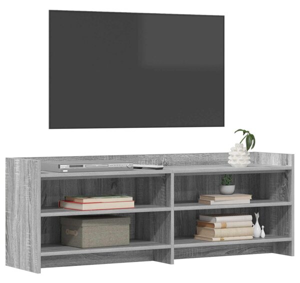 TV szekrény 135 x 33 x 47 cm Szürke Sonoma Szerelt Fa