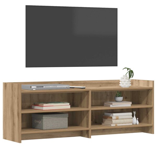 TV szekrény 135 x 33 x 47 cm Kézműves Tölgy Szerelt Fa