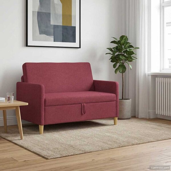 Tárolós Kanapé Bordó 122 x 78 x 87 cm Poliészter