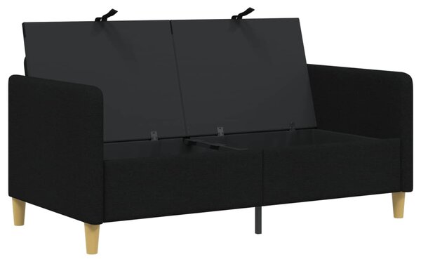 Tárolós Kanapé Fekete 152 x 78 x 87 cm Poliészter