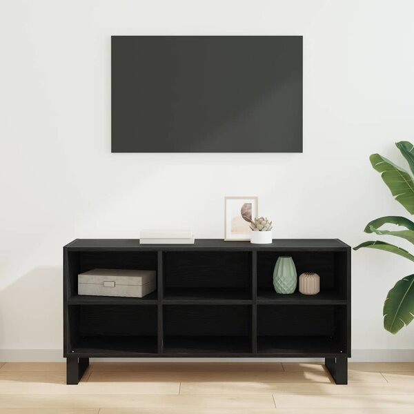 TV szekrény Fekete tölgy 103,5 x 30 x 50 cm Faanyag