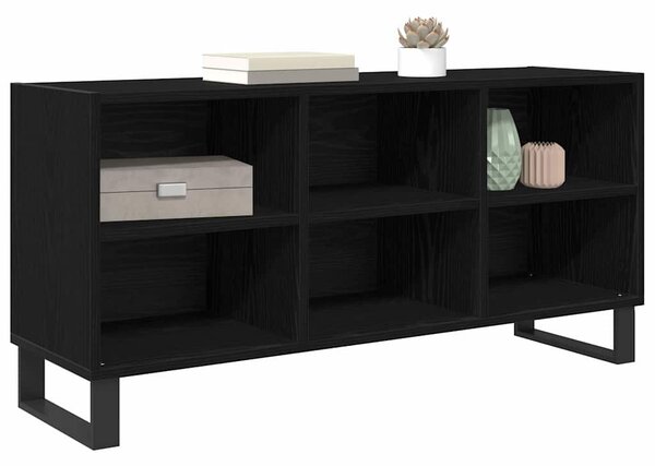 TV szekrény Fekete tölgy 103,5 x 30 x 50 cm Faanyag