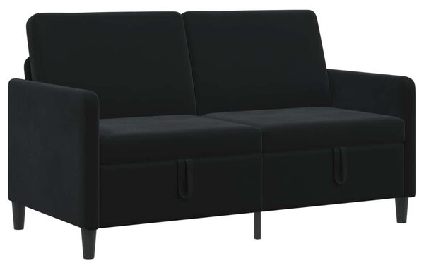 Tárolós Kanapé Fekete 152 x 78 x 87 cm Poliészter
