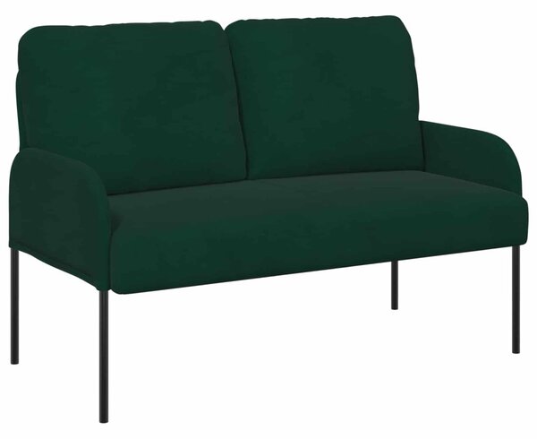 Ülőgarnitúrák párnával 3 pcs Sötétzöld 115 x 56 x 80 cm Furnér