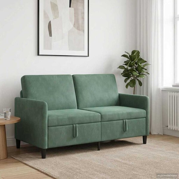 Tárolós Kanapé Tengeri Zöld 152 x 78 x 87 cm Poliészter
