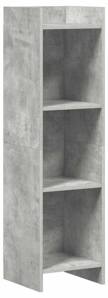 Könyvszekrény Beton Szürke 30 x 30 x 111 cm Szerelt Fa