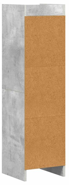 Könyvszekrény Beton Szürke 30 x 30 x 111 cm Szerelt Fa