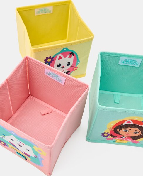 Sinsay - Tárolódoboz készlet 3 pack Gabby's Dollhouse - többszínű