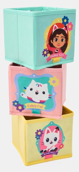 Sinsay - Tárolódoboz készlet 3 pack Gabby's Dollhouse - többszínű