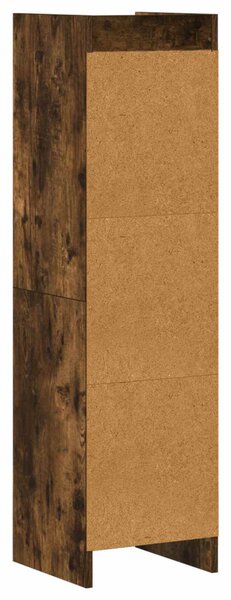 Könyvszekrény Füstös Tölgy 30 x 30 x 111 cm Szerelt Fa