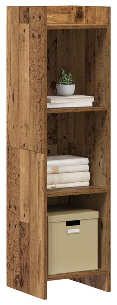Könyvszekrény Antik Fa 30 x 30 x 111 cm Szerelt Fa