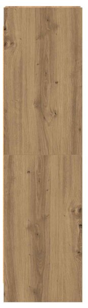 Könyvszekrény Kézműves Tölgy színű 30 x 30 x 111 cm Szerelt Fa