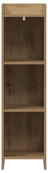 Könyvszekrény Kézműves Tölgy színű 30 x 30 x 111 cm Szerelt Fa