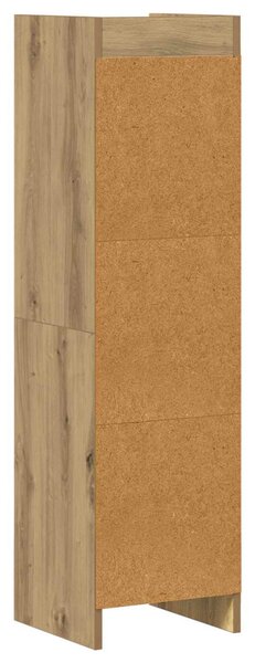 Könyvszekrény Kézműves Tölgy színű 30 x 30 x 111 cm Szerelt Fa