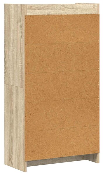 Könyvszekrény Sonoma Tölgy 59 x 30 x 111 cm Szerelt Fa