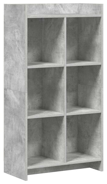 Könyvszekrény Beton Szürke 59 x 30 x 111 cm Szerelt Fa