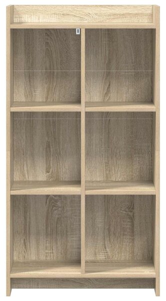 Könyvszekrény Sonoma Tölgy 59 x 30 x 111 cm Szerelt Fa