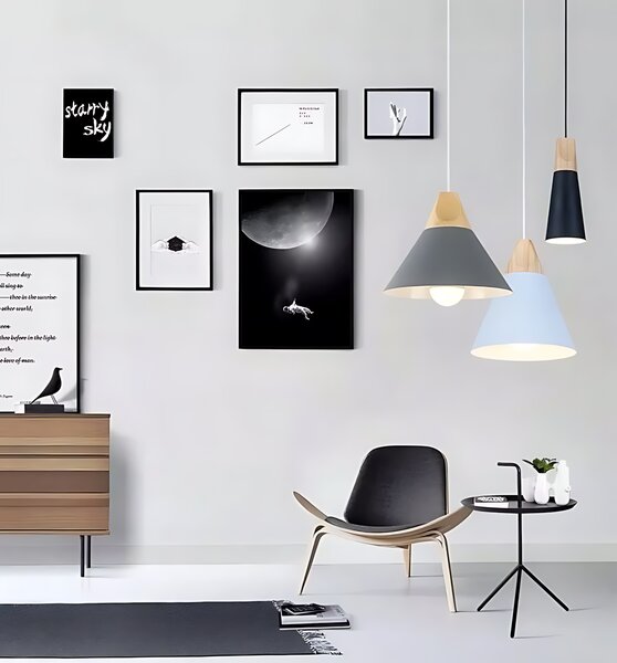 Mennyezeti lámpa SCANDI C APP060-1CP fekete