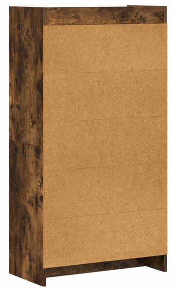 Könyvszekrény Füstös Tölgy 59 x 30 x 111 cm Szerelt Fa