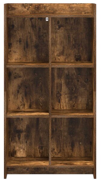 Könyvszekrény Füstös Tölgy 59 x 30 x 111 cm Szerelt Fa