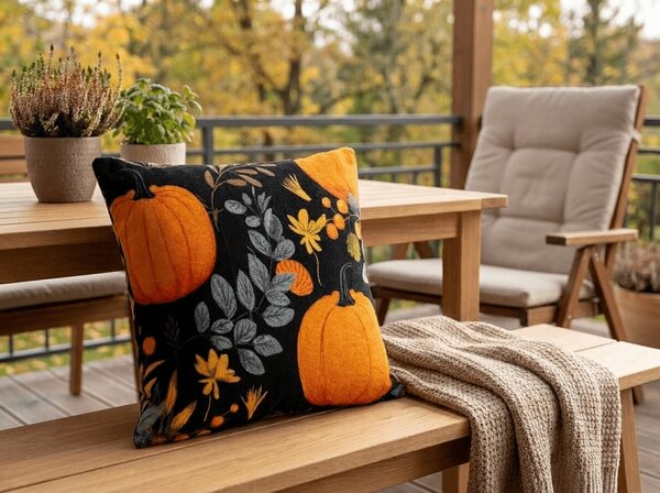 Mikroplüss párnahuzat PUMPKINZA 45x45 cm, színes kivitel
