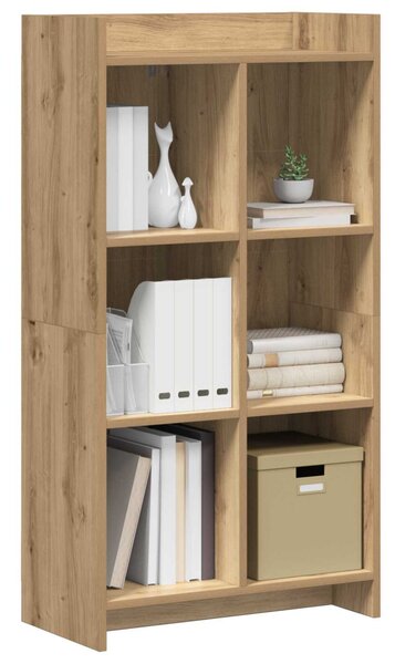 Könyvszekrény Kézműves Tölgy színű 59 x 30 x 111 cm Szerelt Fa