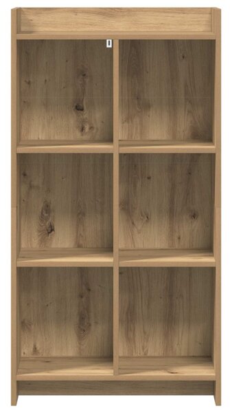 Könyvszekrény Kézműves Tölgy színű 59 x 30 x 111 cm Szerelt Fa