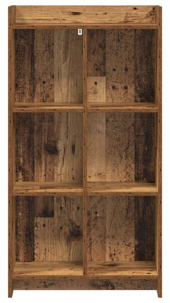 Könyvszekrény Antik Fa 59 x 30 x 111 cm Szerelt Fa