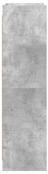 Könyvszekrény Beton Szürke 87,5 x 30 x 111 cm Szerelt Fa