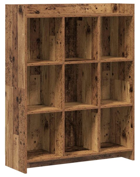 Könyvszekrény Antik Fa 87,5 x 30 x 111 cm Szerelt Fa