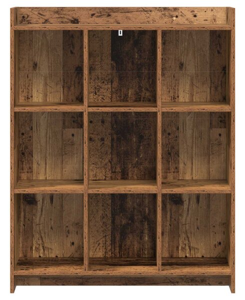 Könyvszekrény Antik Fa 87,5 x 30 x 111 cm Szerelt Fa