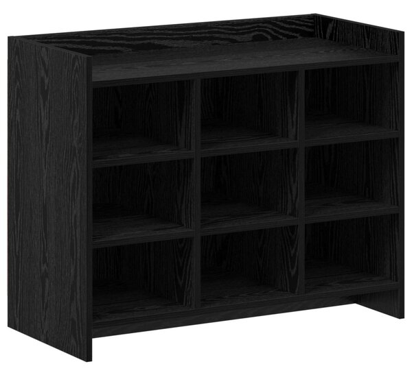 Cipőszekrény Fekete Tölgy 85 x 39,5 x 70 cm Szerelt Fa