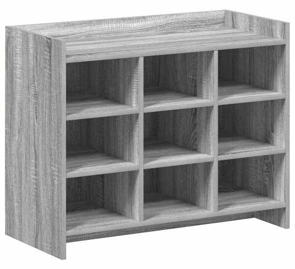 Cipőszekrény Szürke Sonoma 85 x 39,5 x 70 cm Szerelt Fa