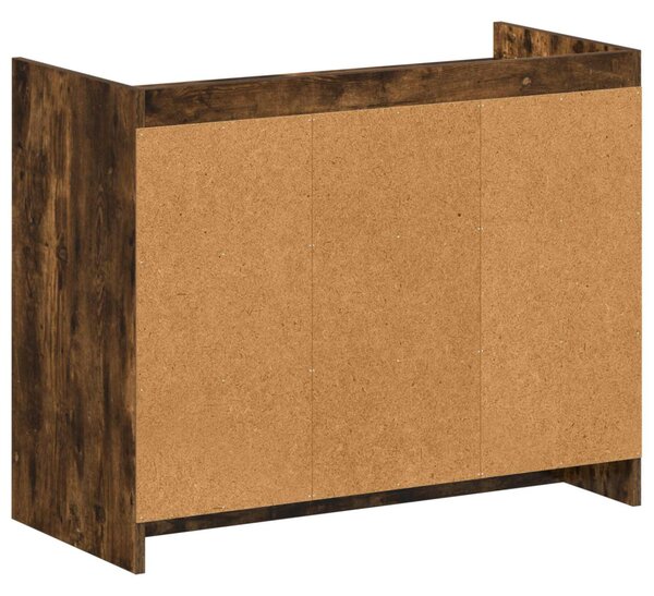 Cipőszekrény Füstös Tölgy 85 x 39,5 x 70 cm Szerelt Fa